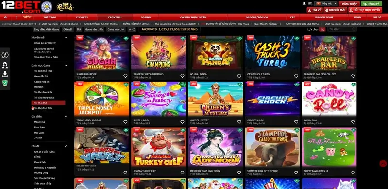 Các bước chơi game quay hũ tại nhà cái 12bet